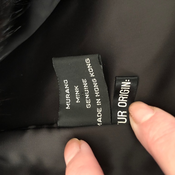 Saga Mink & Fox Fur Black Vest - Picture 6 of 16